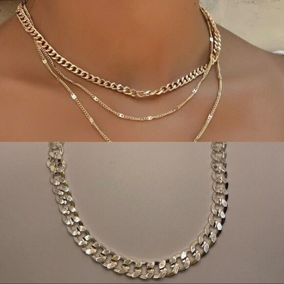 EVRI Jewelry - EVRY necklace silver tone like new